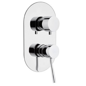 Diverter Wall-Mounted 2-Way Diverter On Single Flange, Rough-In Valve Included Remer N92US